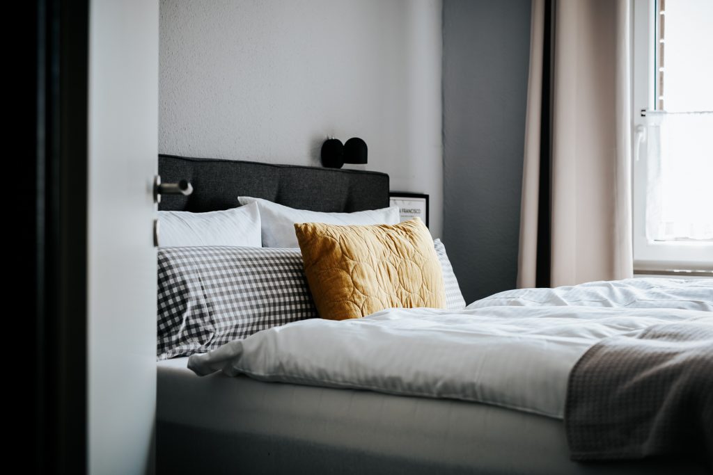 Imagefotos vom Landhaushotel in Bonn zeigt ein Hotelzimmer.